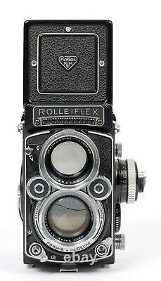 Rollei Rolleiflex 2.8F 6X6 TLR Camera Planar 80mm F2.8 Lens + cap case diffuser