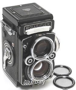 Rollei Rolleiflex 2.8F TLR 120 film camera w. Cutter xenotar 2.8/80mm lens