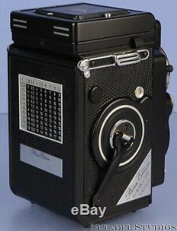 Rollei Rolleiflex 2.8f Hft Planar Platin Platinum Limited Tlr Camera Mint Rare
