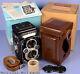 Rollei Rolleiflex 3.5f Planar White Face Tlr Camera +box +papers +more Mint Wow