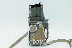 Rollei Rolleiflex 4x4 Baby Grey TLR Film Camera Gray (parts/repair) #814