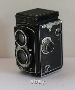 Rollei Rolleiflex TLR Camera Carl Zeiss Jena Tessar 7.5cm 13.5 Lenses