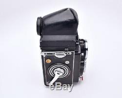 Rollei Rolleiflex TLR Film Camera Carl Zeiss Planar f/2.8 80mm Lens READ (#5779)