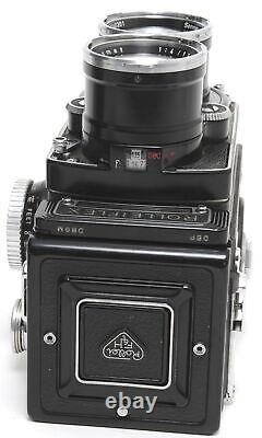 Rollei Tele Rollleiflex 120 Film TLR Camera w. Zeiss Sonnar 4/135mm Lens Clea