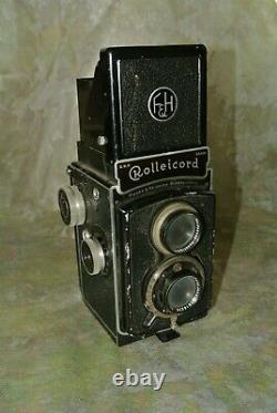 Rolleicord II Model 1/1st 120 Film TLR Camera Triotar 7.5cm F3.5 Carl Zeiss Lens