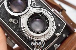Rolleicord V TLR 120 Format Film Camera Xenar 75mm f/3.5 Lens + Leather Case