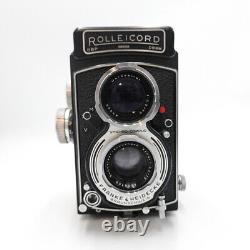 Rolleicord V TLR 120 Medium Format Film Camera & Schneider 75mm f/3.5 Lens