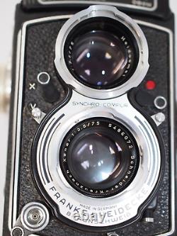 Rolleicord VA Type 2 TLR Medium Format Camera, with Xenar 75mm f/3.5 Lens + Case