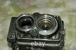 Rolleiflex 2.8 F Planar white Face 12/24 TLR Parts Camera S. No. 2476879