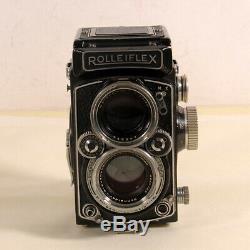Rolleiflex 2.8D Xenotar 80mm f/2.8 TLR film camera With Case