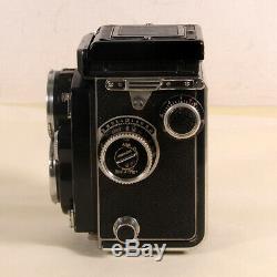Rolleiflex 2.8D Xenotar 80mm f/2.8 TLR film camera With Case