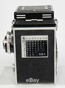 Rolleiflex 2.8E Xenotar 80mm f2.8 Medium Format TLR with Mirror Cap