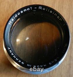 Rolleiflex 2.8F 35mm TLR Film Camera + manual+ case + bag + lenses + lens caps +