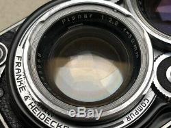 Rolleiflex 2.8F Twin Lens Reflex TLR Camera Carl Zeiss Planar 80mm f2.8 Lens
