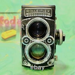 Rolleiflex 2.8f Professional TLR CAMERA refurbished User Condition With Case