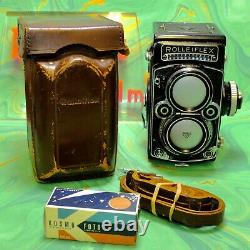 Rolleiflex 2.8f Professional TLR CAMERA refurbished User Condition With Case