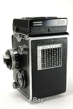 Rolleiflex 2.8f w Carl Zeiss Planar 80mm f2.8 Boxed w Leather Case-Exc+++