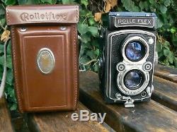 Rolleiflex 3.5A Automat Model 4 MX Twin Lens Reflex TLR Camera & Case