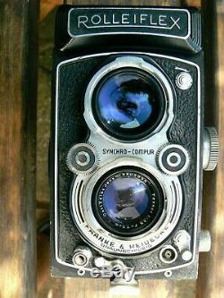 Rolleiflex 3.5A Automat Model 4 MX Twin Lens Reflex TLR Camera & Case