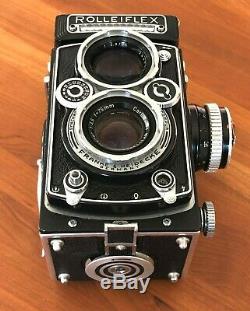 Rolleiflex 3.5E Twin Lens Reflex Film Camera with Zeiss 75mm F3.5 Planar Lens