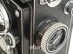 Rolleiflex 3.5E Xenotar 75mm f3.5 S/N 1850834 w Leather Case PERFECT LENS