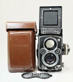 Rolleiflex 3.5E Zeiss Planar TLR Medium Format Camera with Case MUST READ! (6092)