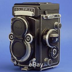 Rolleiflex 3.5F 12/24 White Face Medium Format Camera Beautiful Condition