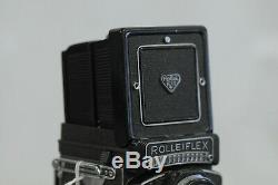 Rolleiflex 3.5F Planar Cross Coupled with Cap & Strap TLR Film Camera