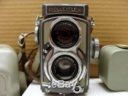 Rolleiflex 4x4 Mittelformat TLR Xenar 3.5/60mm 1a Sammlerstück TOP