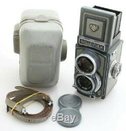 Rolleiflex Baby Grey 4x4 Twin Lens Reflex 127 Film Camera Xenar 60mm f3.5 lens