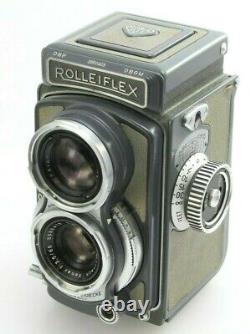 Rolleiflex Baby Grey 4x4 Twin Lens Reflex 127 Film Camera Xenar 60mm f3.5 lens