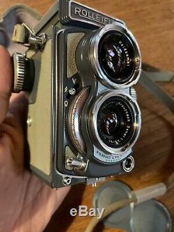 Rolleiflex Baby Rollei 4x4 TLR Schneider Xenar 60mm 13.5 Lens NEAR MINT