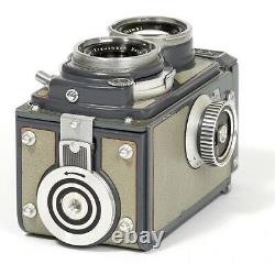 Rolleiflex Baby Tlr Gray Minty 4x4 127 Roll Film Camera Schneider Xenar 60mm