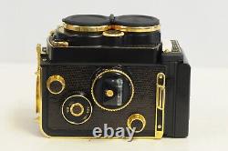 Rolleiflex Gold/Aurum 2.8F Xenotar with Cap, Strap, Display Case & Box