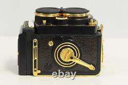 Rolleiflex Gold/Aurum 2.8F Xenotar with Cap, Strap, Display Case & Box