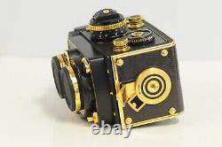 Rolleiflex Gold/Aurum 2.8F Xenotar with Cap, Strap, Display Case & Box