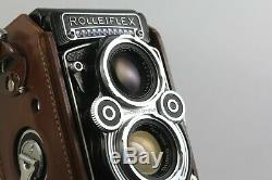 Rolleiflex Model F Twin Lens Reflex TLR Film Camera Planar 3.5F 75mm