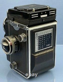 Rolleiflex Rollei 55mm Distagon Zeiss Wide Tlr Camera +working Meter Nice Rare