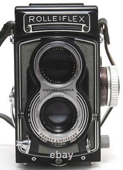 Rolleiflex T Gray TLR 120 Film Camera w. Zeiss Tessar 3.5/75mm Lens NOTSTED