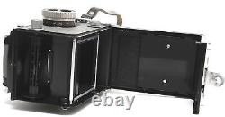 Rolleiflex T Gray TLR 120 Film Camera w. Zeiss Tessar 3.5/75mm Lens NOTSTED