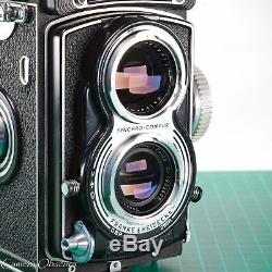 Rolleiflex T Model 2 TLR Carl Zeiss Tessar 75mm f/3.5 Medium Format Film Camera
