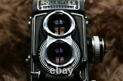 Rolleiflex T Model 2 Zeiss Tessar 75mm f 3,5 Grigio TLR Twin Reflex Camera