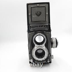 Rolleiflex T TLR 120 Medium Format Film Grey Camera & Tessar 75mm f/3.5 Lens