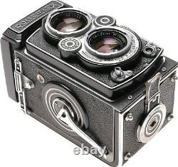 Rolleiflex TLR 6x6 vintage film camera Zeiss Tessar 3.5/75mm coated lens