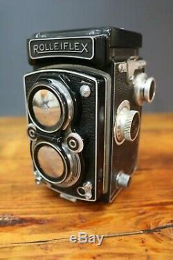 Rolleiflex TLR Camera Zeiss 2,8 Opton Tessar 3,5/75 mm Vintage 1950s 1283042