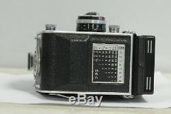Rolleiflex Tele Type II with Cap and Meter TLR Film Camera