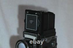 Rolleiflex Wide 12x24 with Cap, Case, Strap and Meter TLR Film Camera