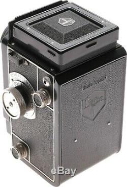 Rollop TLR vintage 6x6 film camera Ennit 2.8/80mm case cap super clean