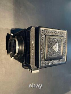 Seagull 4A 6x6 TLR 120 Film Camera, 75mm f3.5 Lens, 6cm x 6cm Black, Hai Ou