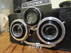Sputnik Stereoscopic 3D Camera Made in the U. S. S. R. Vintage 1962-64